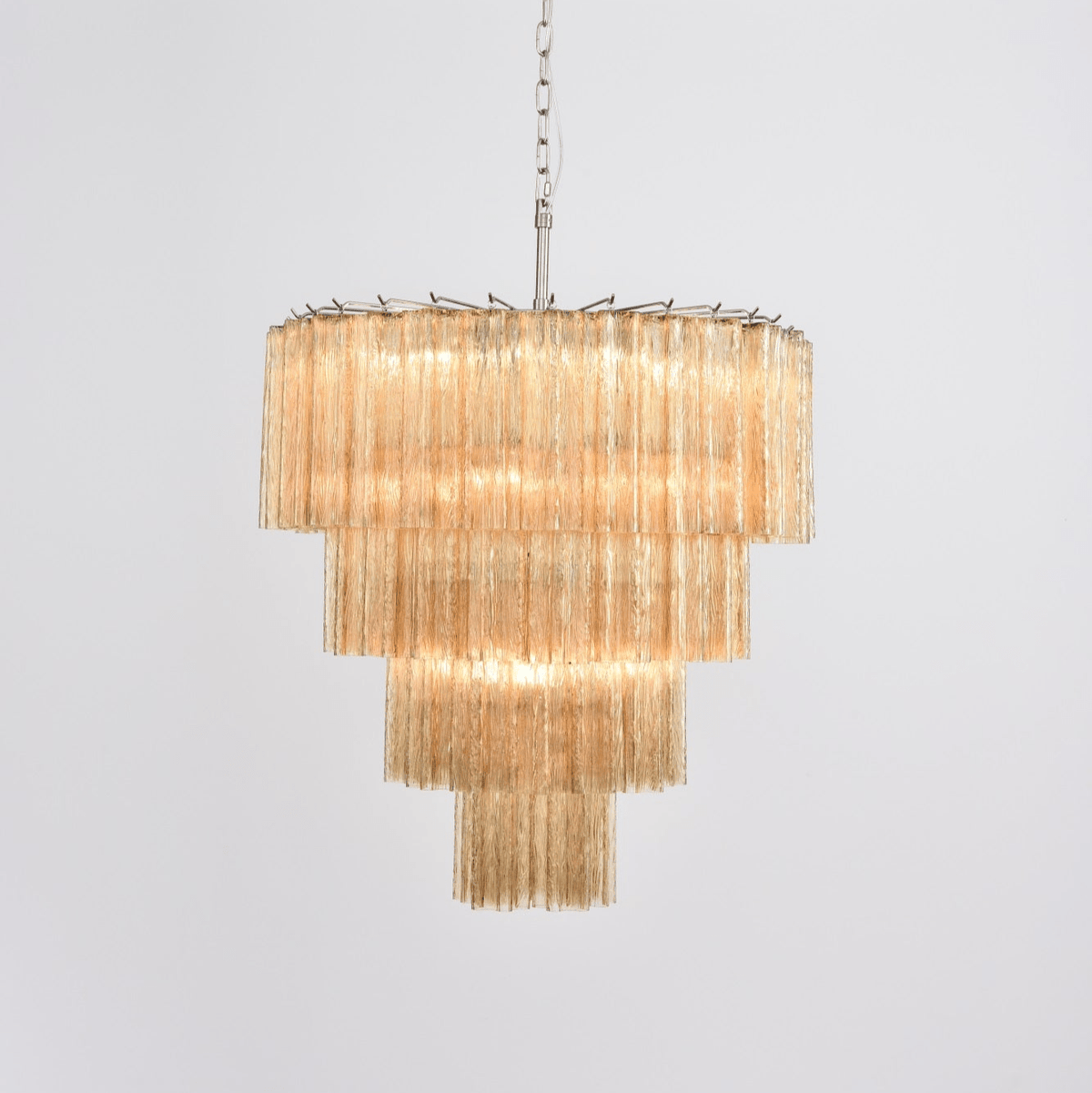 Norrelenna Glass Chandelier-Moonnatur