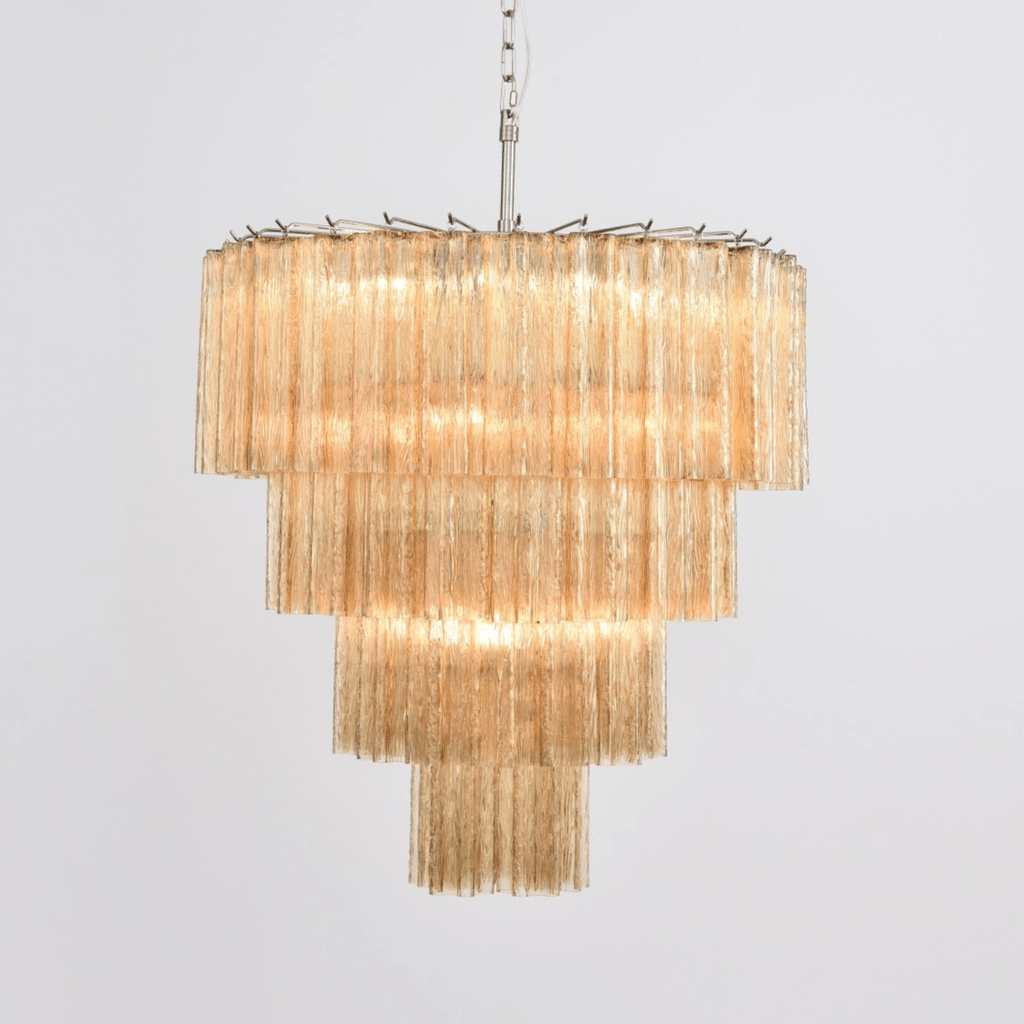 Norrelenna Glass Chandelier-Moonnatur
