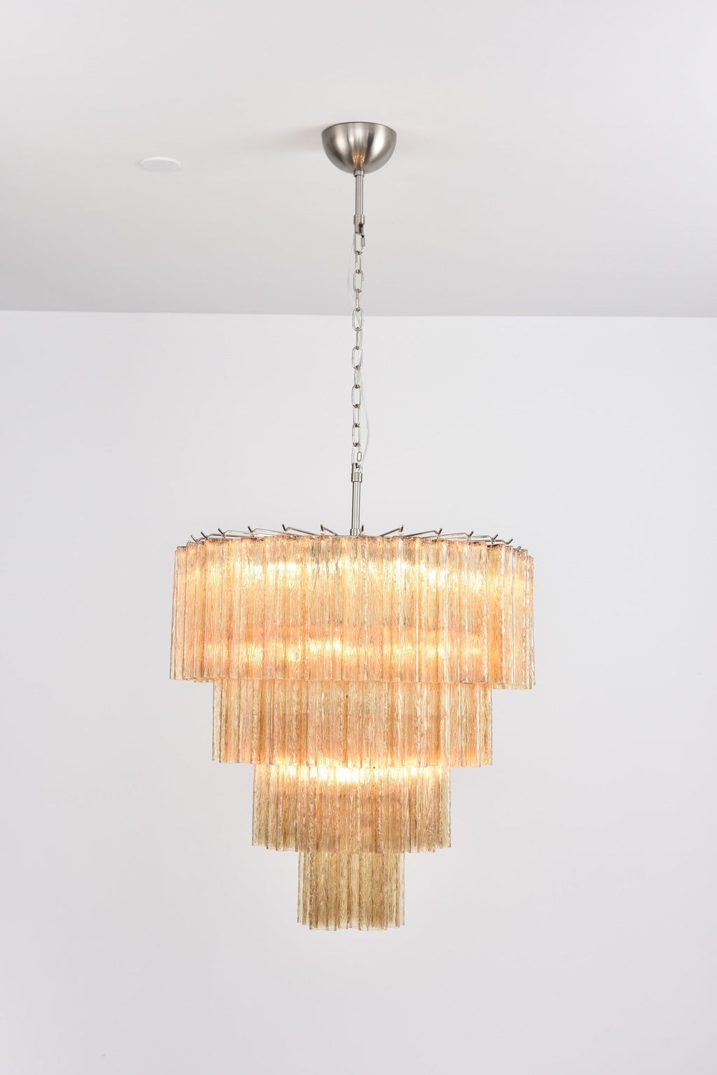Norrelenna Glass Chandelier-Moonnatur