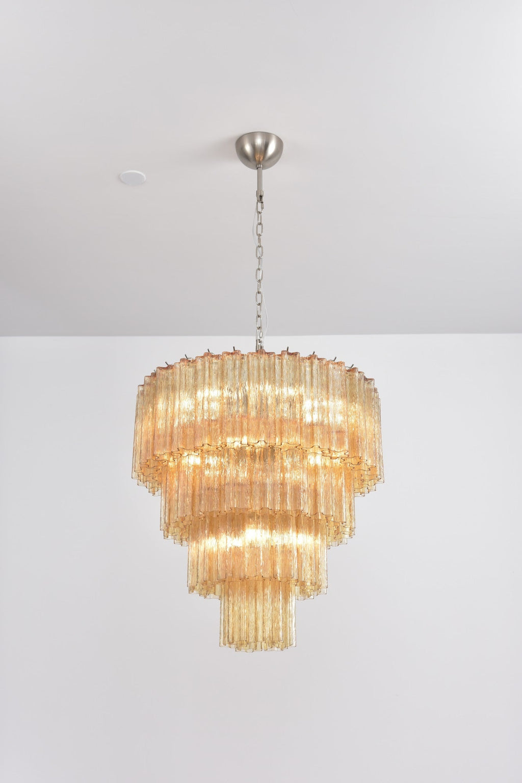 Norrelenna Glass Chandelier-Moonnatur