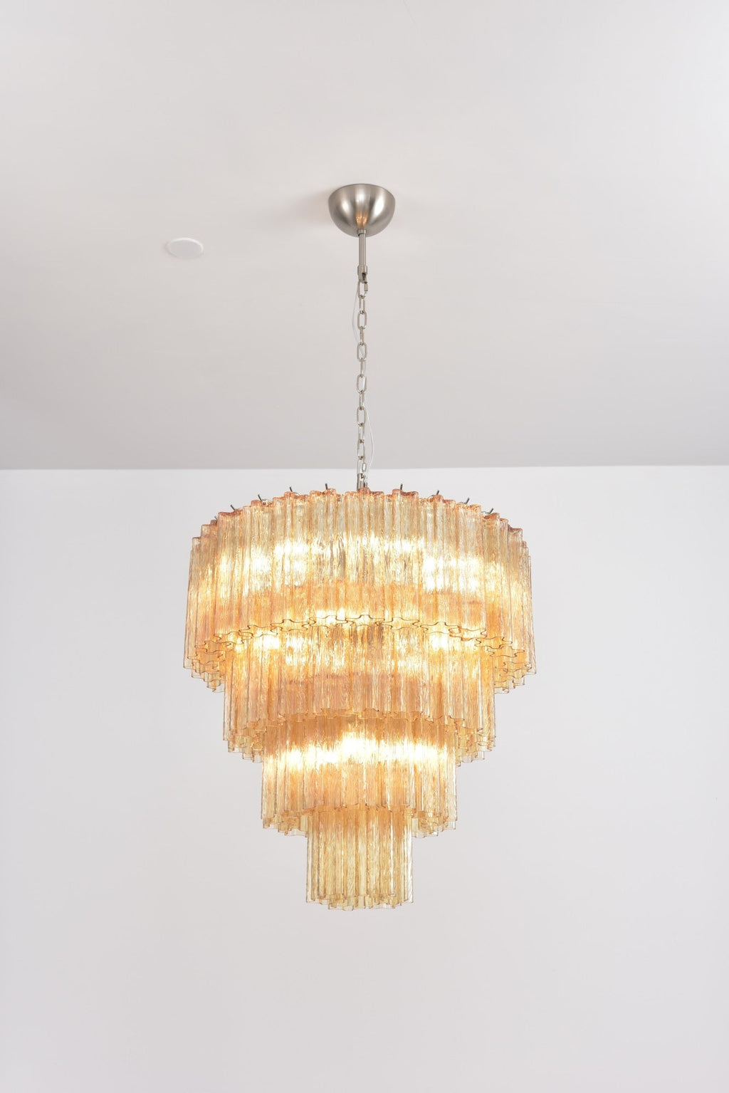 Norrelenna Glass Chandelier-Moonnatur