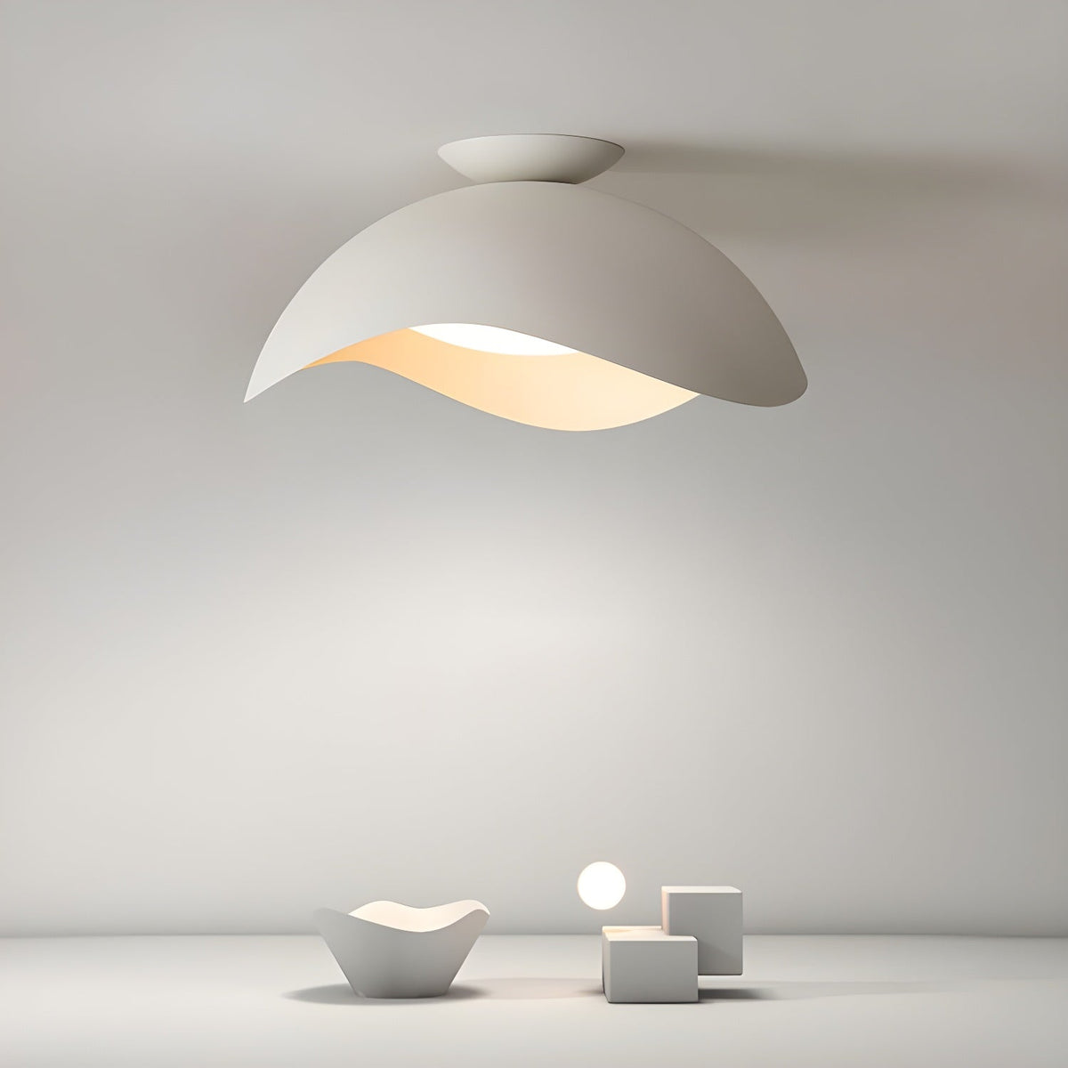 Elrenenna Acrylic Ceiling Light-Moonnatur