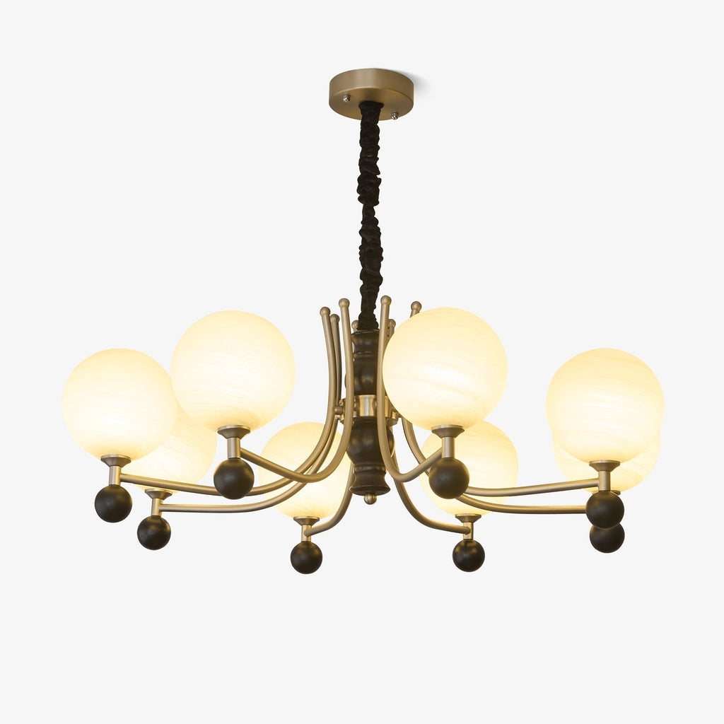 Rimara Wood Chandelier-Moonnatur