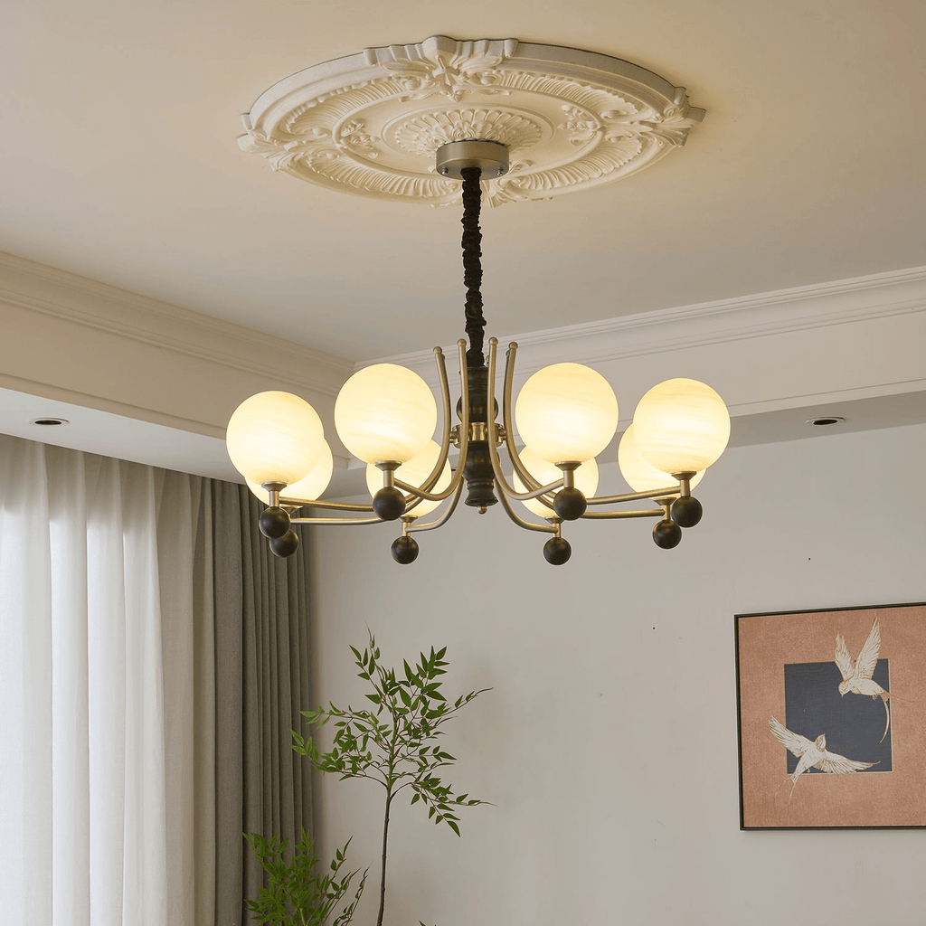 Rimara Wood Chandelier-Moonnatur