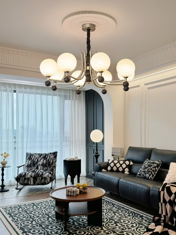 Rimara Wood Chandelier-Moonnatur