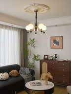 Rimara Wood Chandelier-Moonnatur