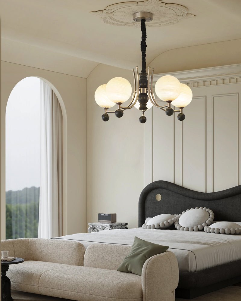 Rimara Wood Chandelier-Moonnatur
