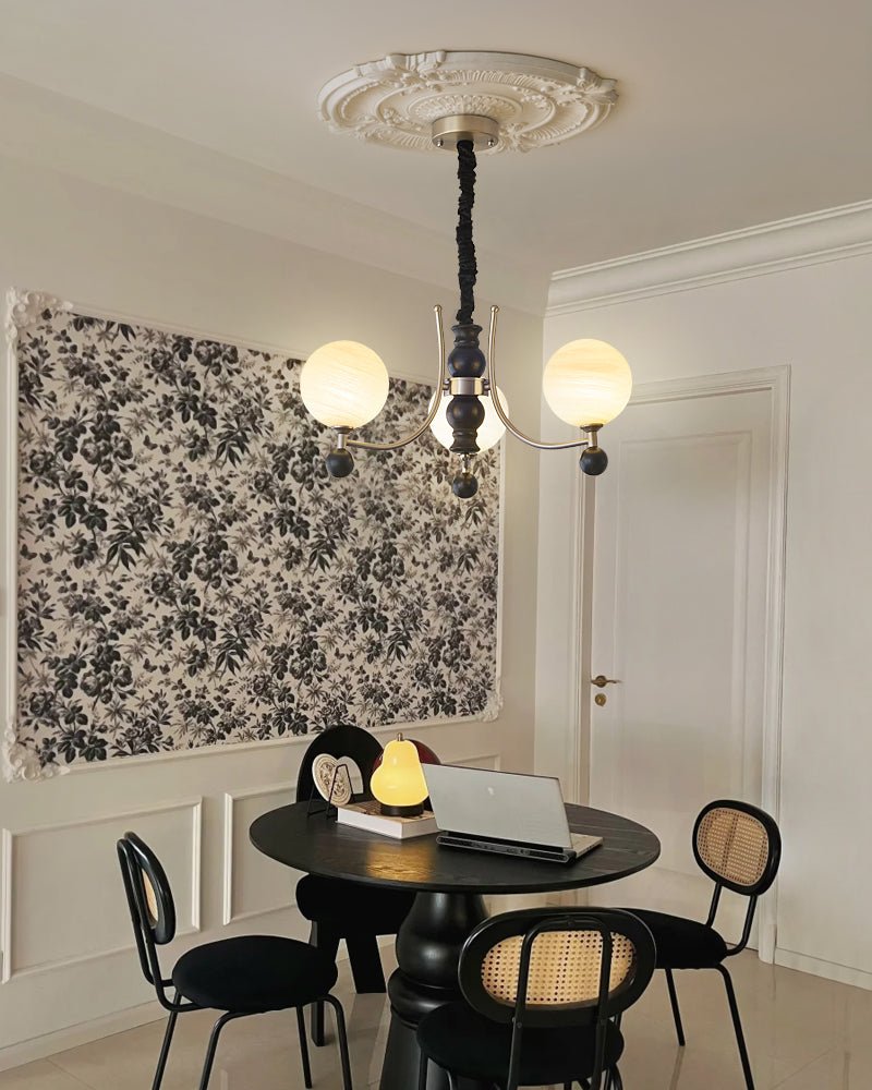 Rimara Wood Chandelier-Moonnatur