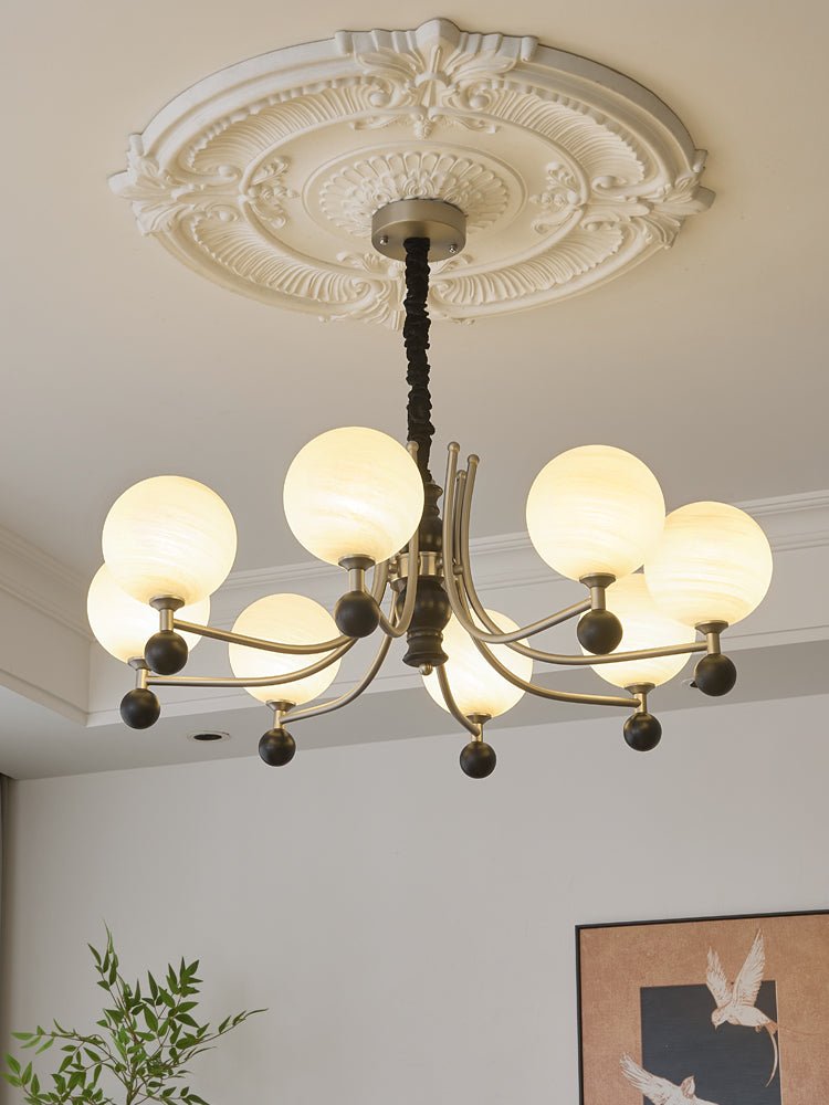 Rimara Wood Chandelier-Moonnatur