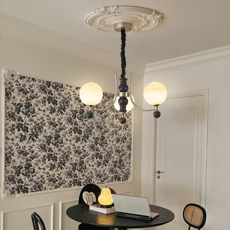 Rimara Wood Chandelier-Moonnatur