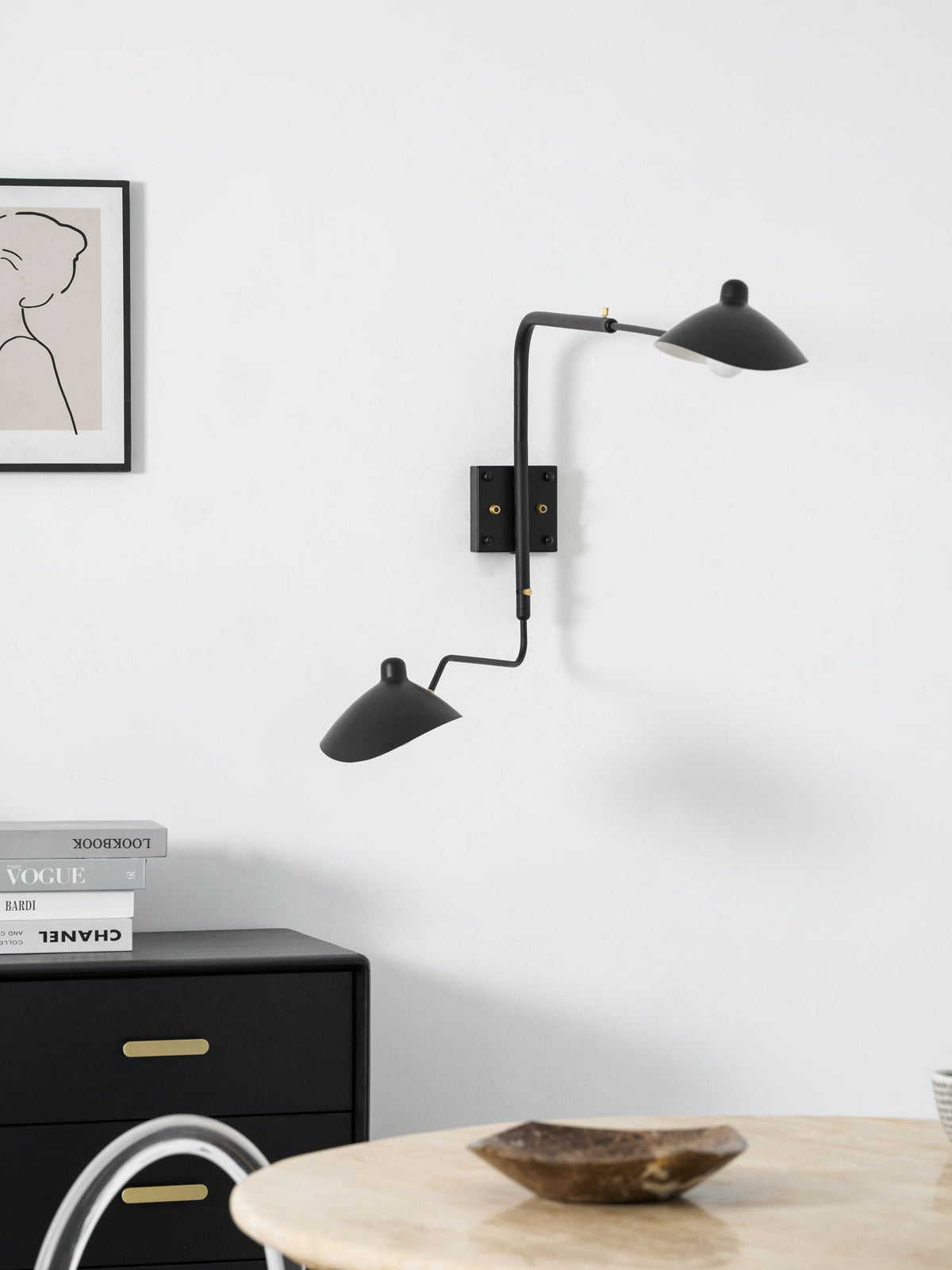 Erdenella Aluminium Wall Light-Moonnatur