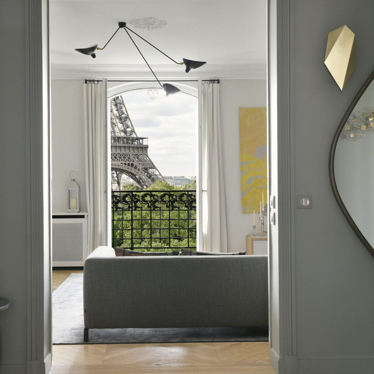 Everiel Aluminium Ceiling Light-Moonnatur