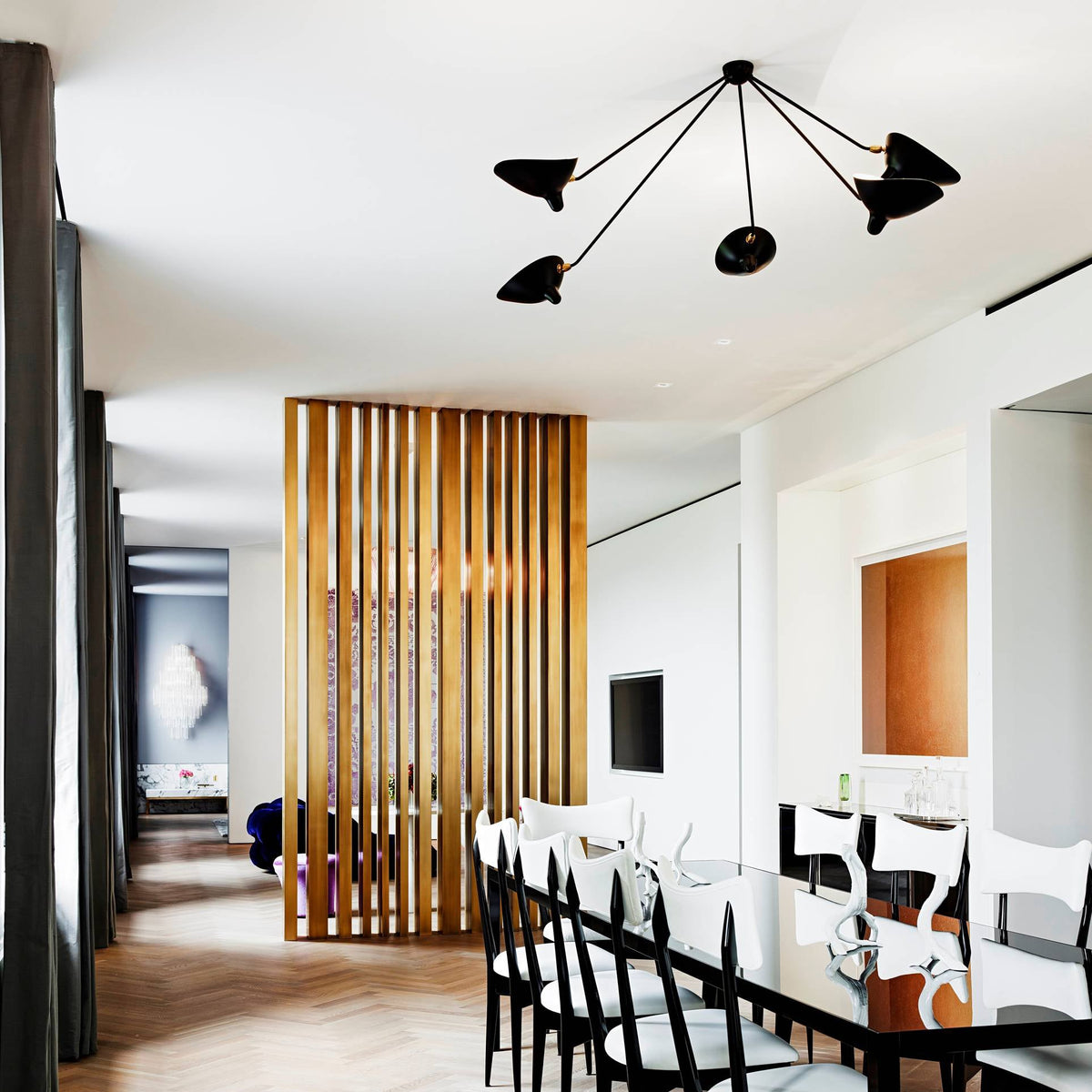 Everiel Aluminium Ceiling Light-Moonnatur