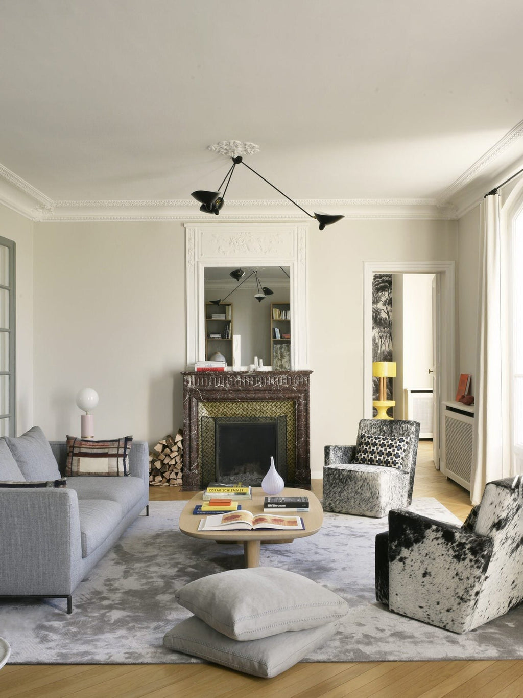 Everiel Aluminium Ceiling Light-Moonnatur