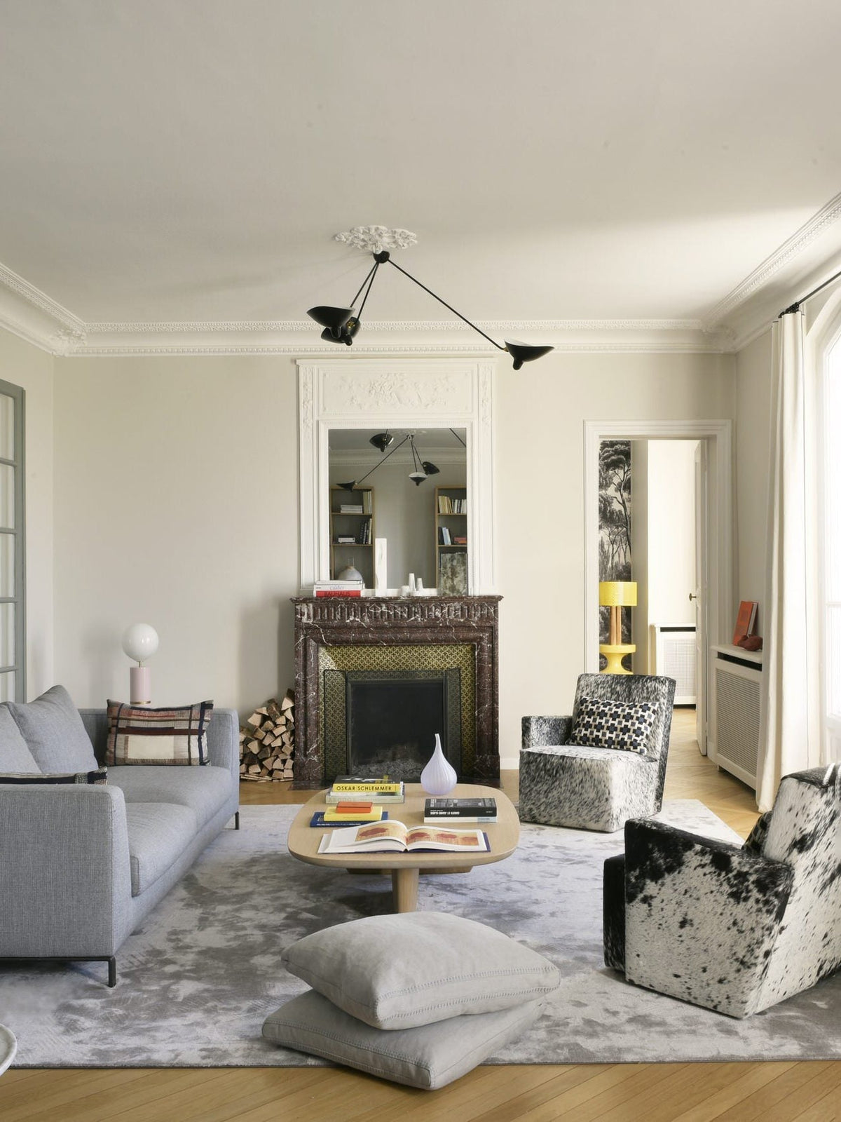 Everiel Aluminium Ceiling Light-Moonnatur