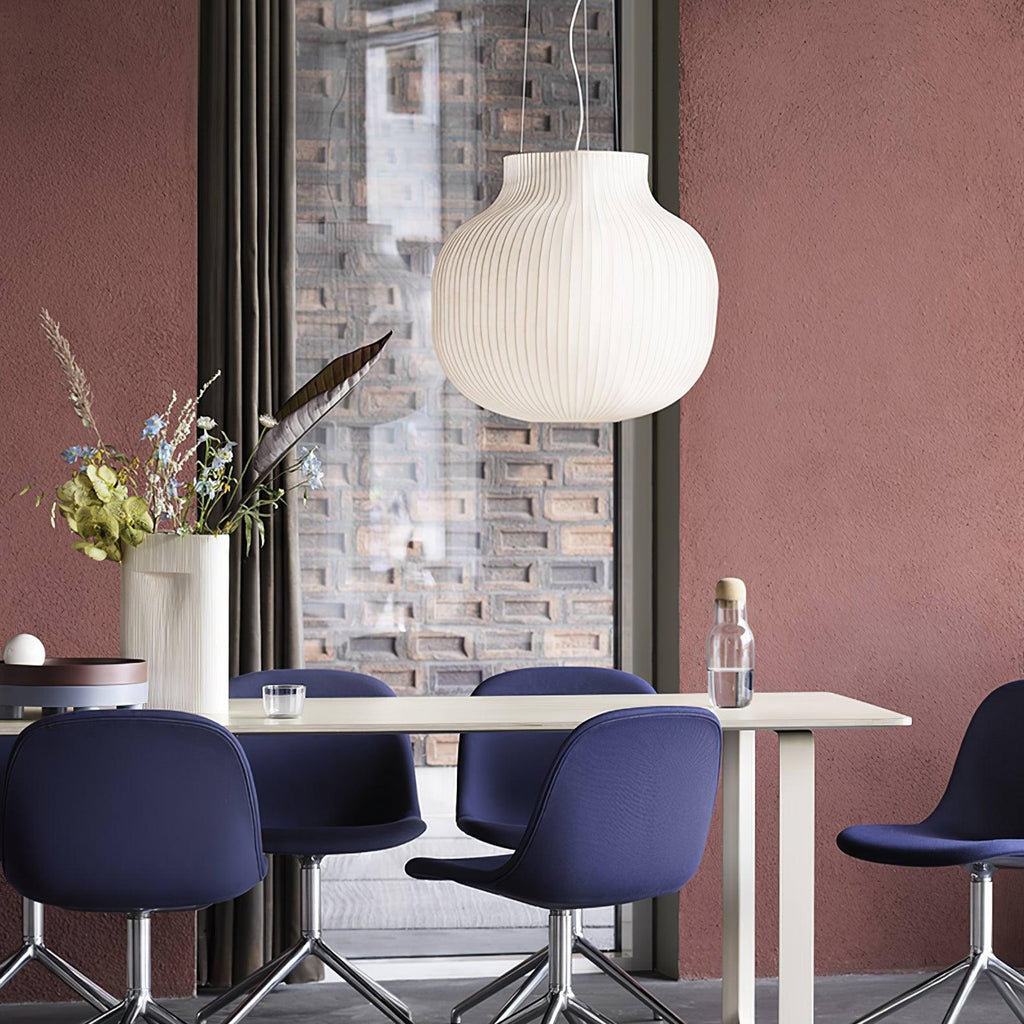 Brenenna Silk Pendant Light-Moonnatur