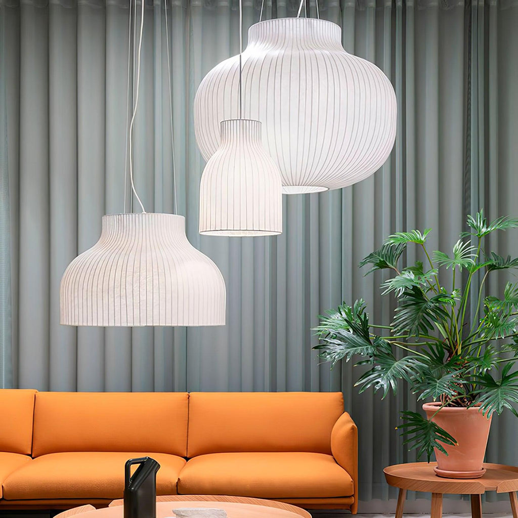 Brenenna Silk Pendant Light-Moonnatur