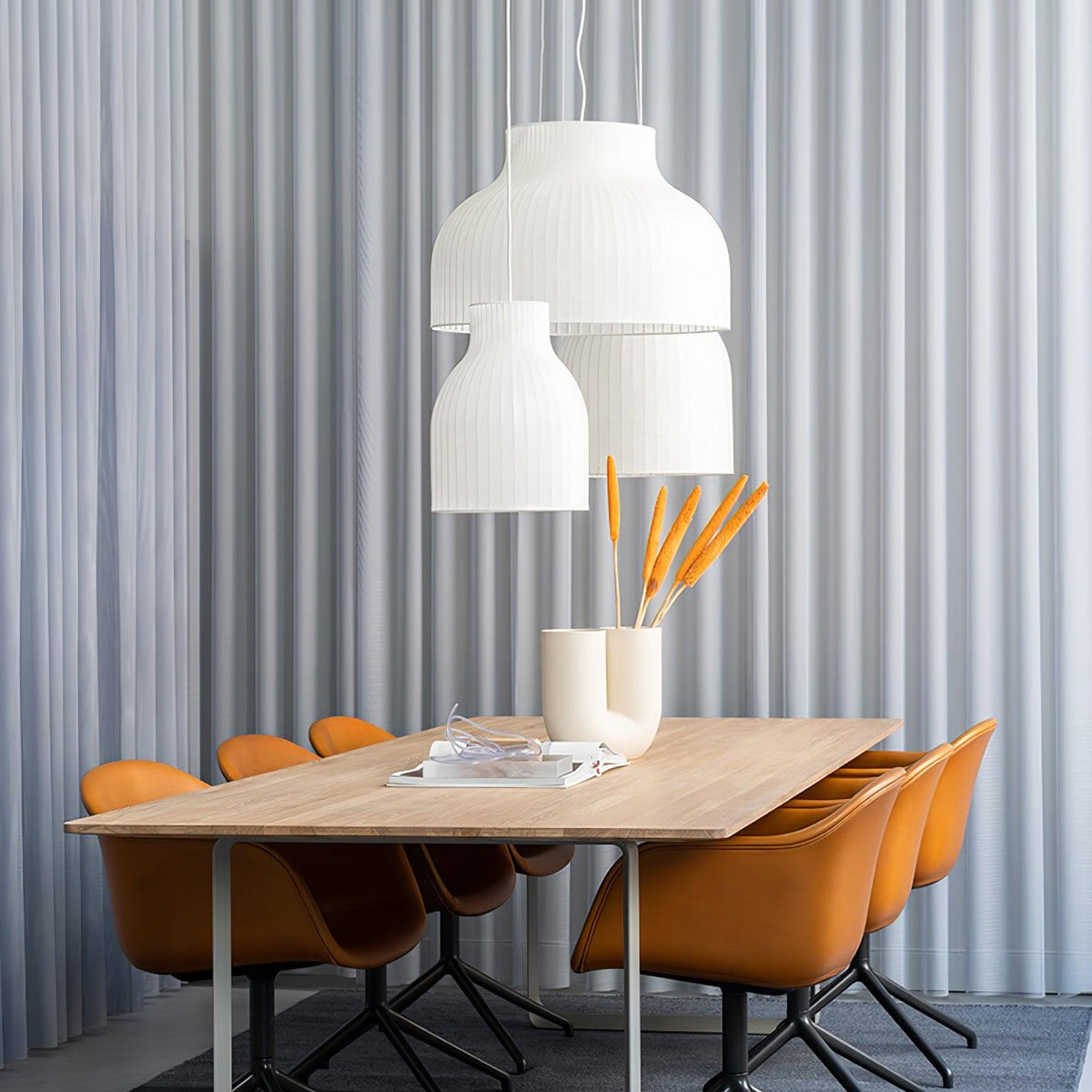 Brenenna Silk Pendant Light-Moonnatur