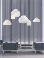 Brenenna Silk Pendant Light-Moonnatur
