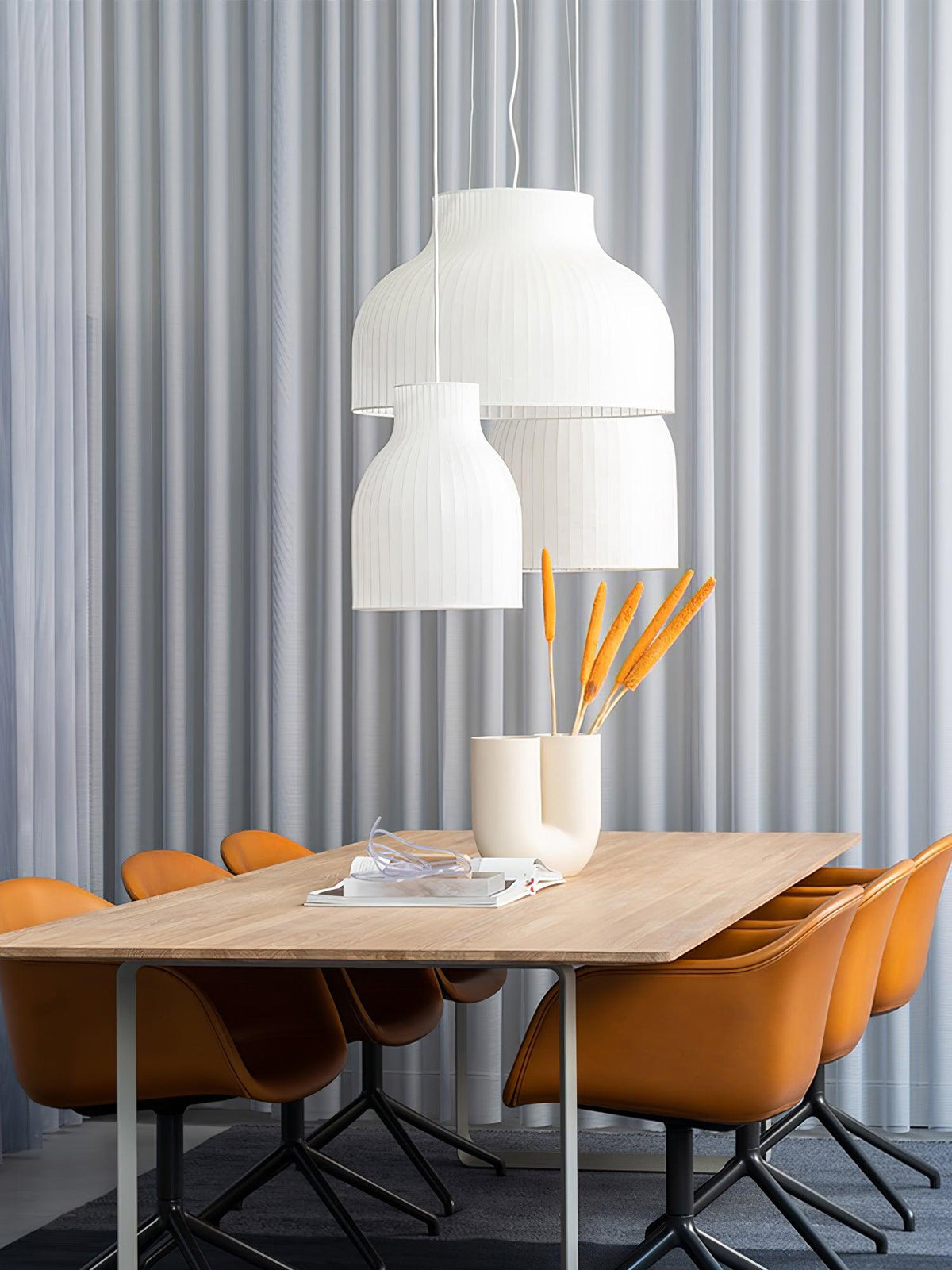 Brenenna Silk Pendant Light-Moonnatur