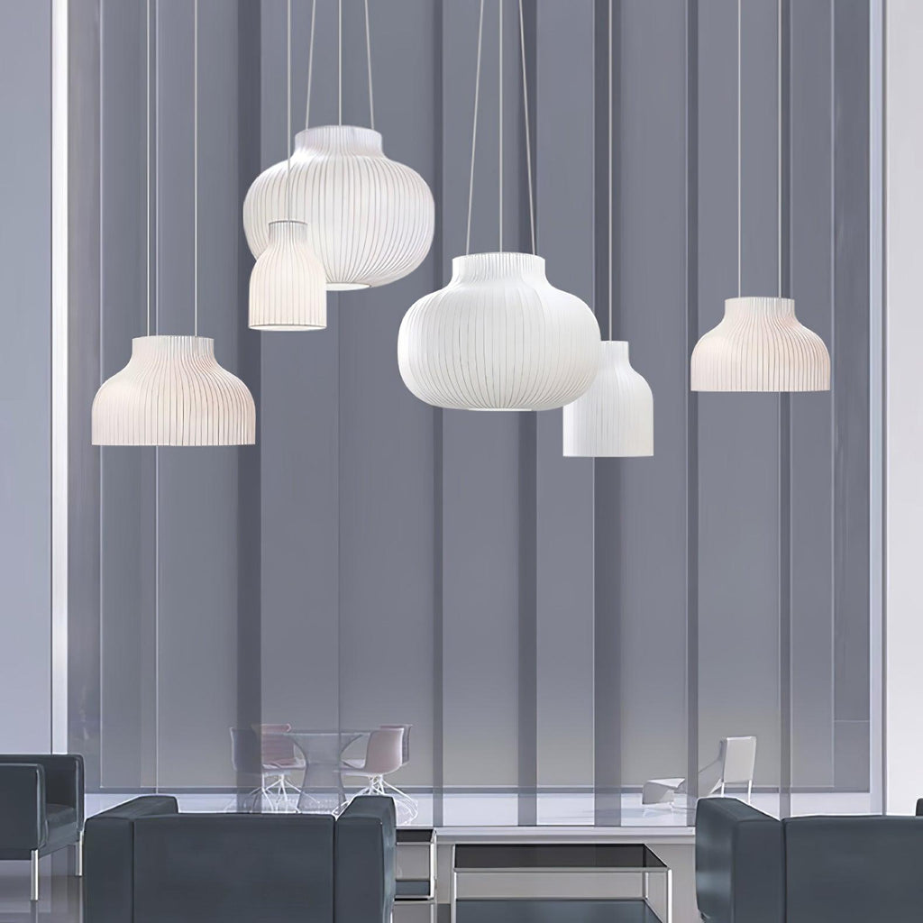 Brenenna Silk Pendant Light-Moonnatur
