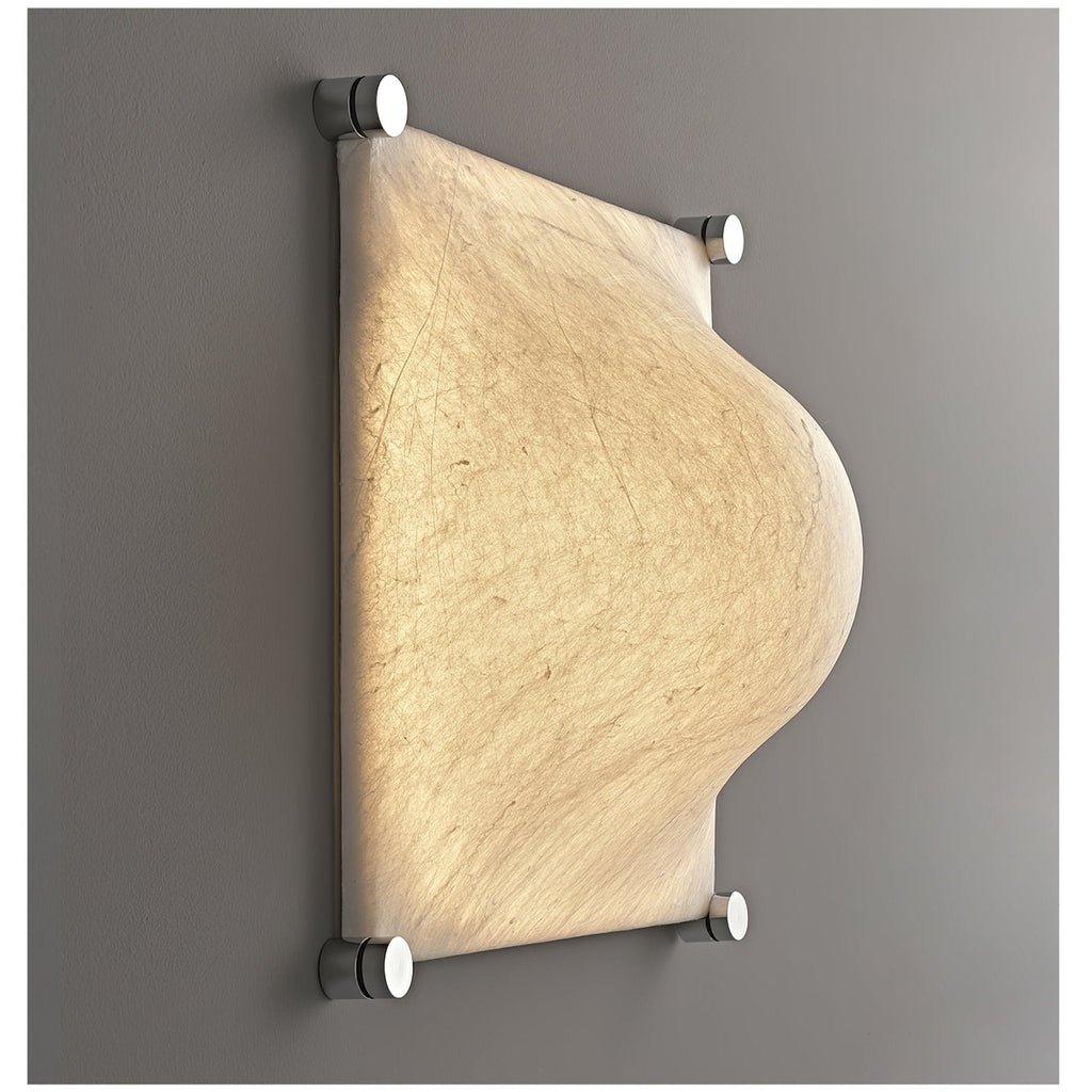 Enverina Silk Wall Light-Moonnatur