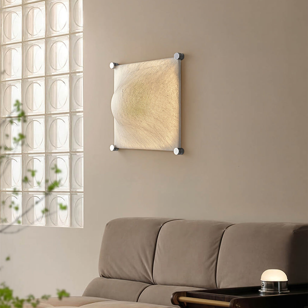 Enverina Silk Wall Light-Moonnatur