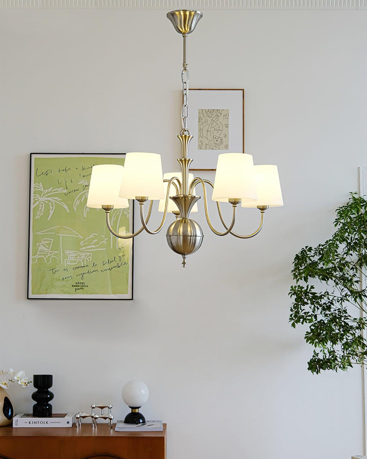 Harveneris Glass Chandelier-Moonnatur