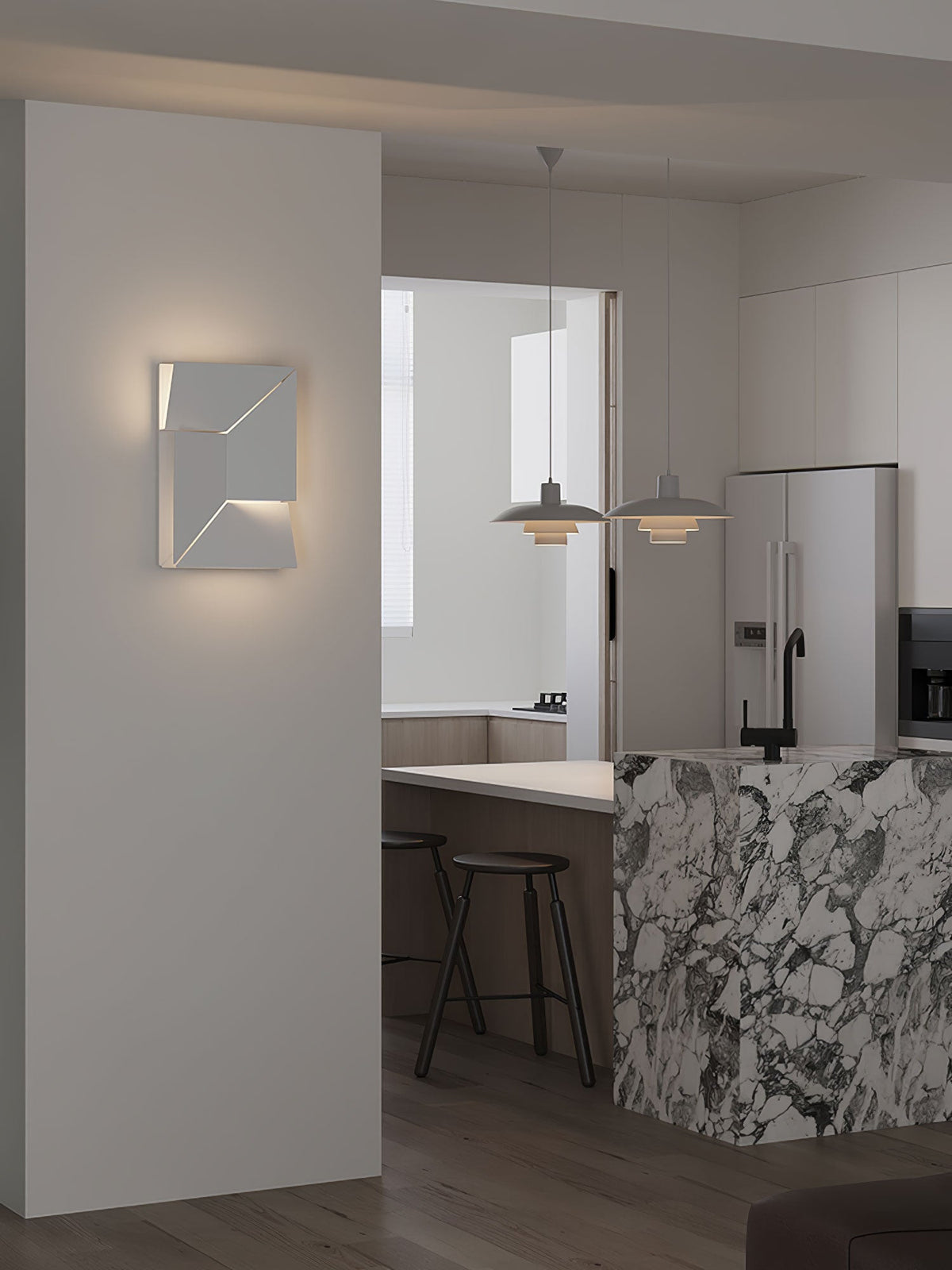 Lalmira Metal Wall Light-Moonnatur