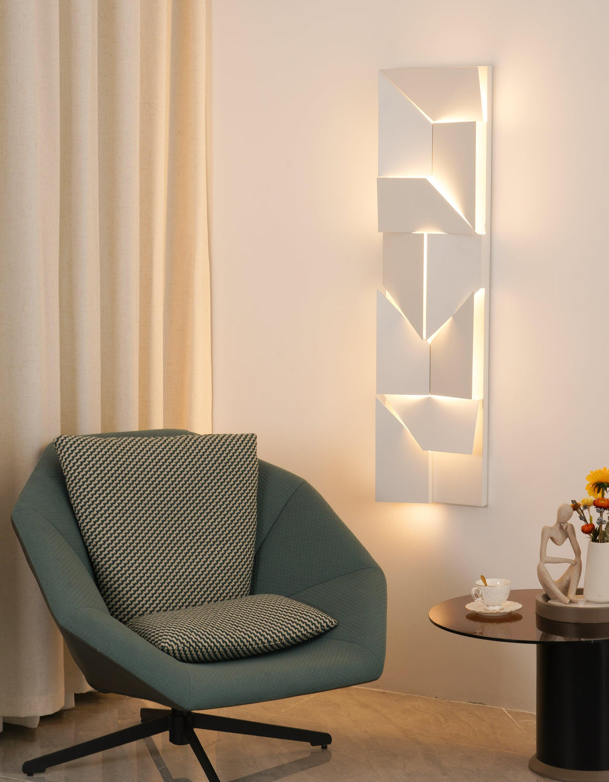 Lalmira Metal Wall Light-Moonnatur