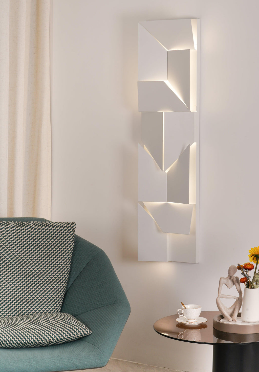 Lalmira Metal Wall Light-Moonnatur