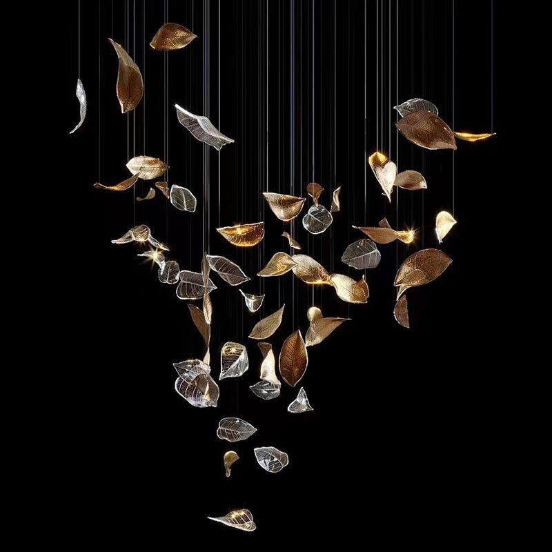 Helmira Glass Chandelier-Moonnatur