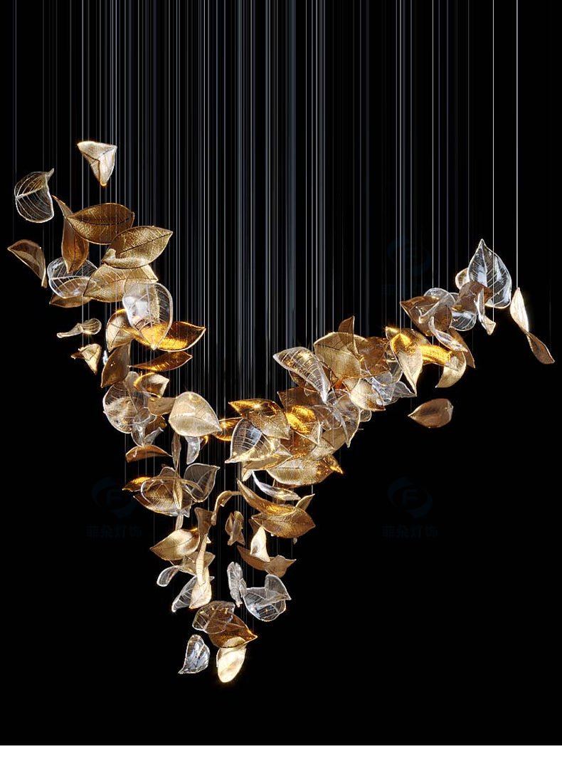 Helmira Glass Chandelier-Moonnatur
