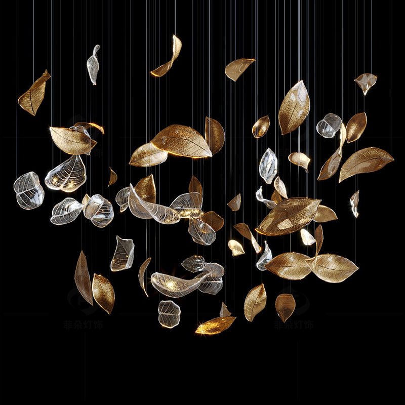 Helmira Glass Chandelier-Moonnatur
