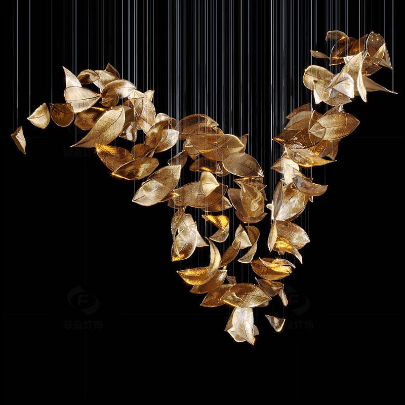 Helmira Glass Chandelier-Moonnatur