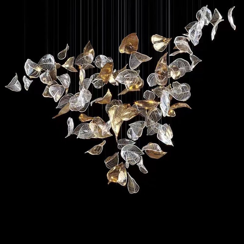 Helmira Glass Chandelier-Moonnatur