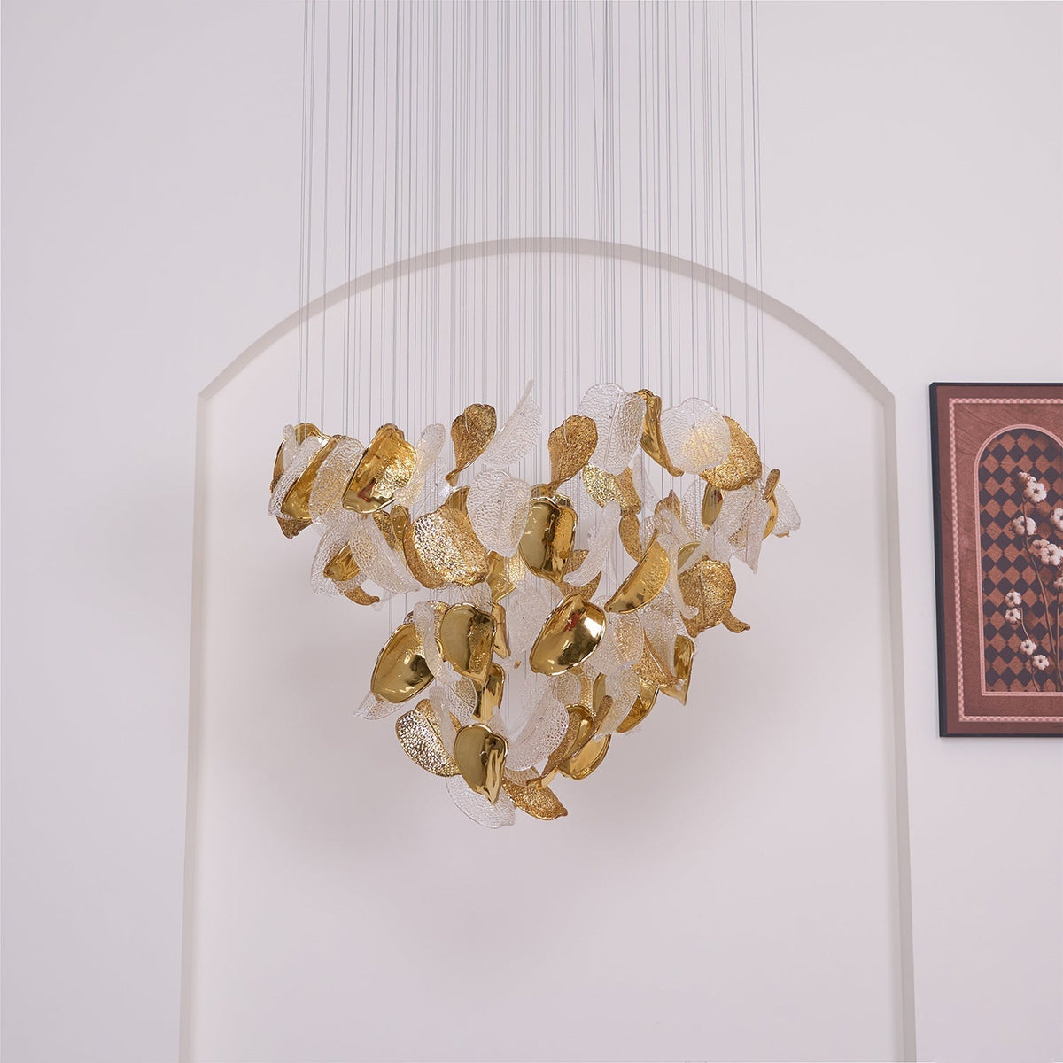 Helmira Glass Chandelier-Moonnatur