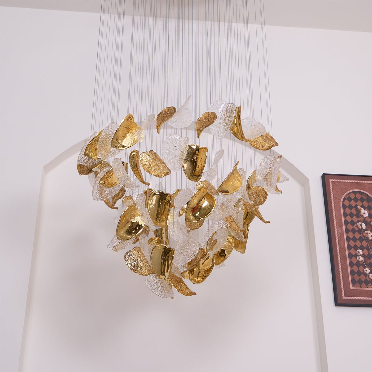 Helmira Glass Chandelier-Moonnatur