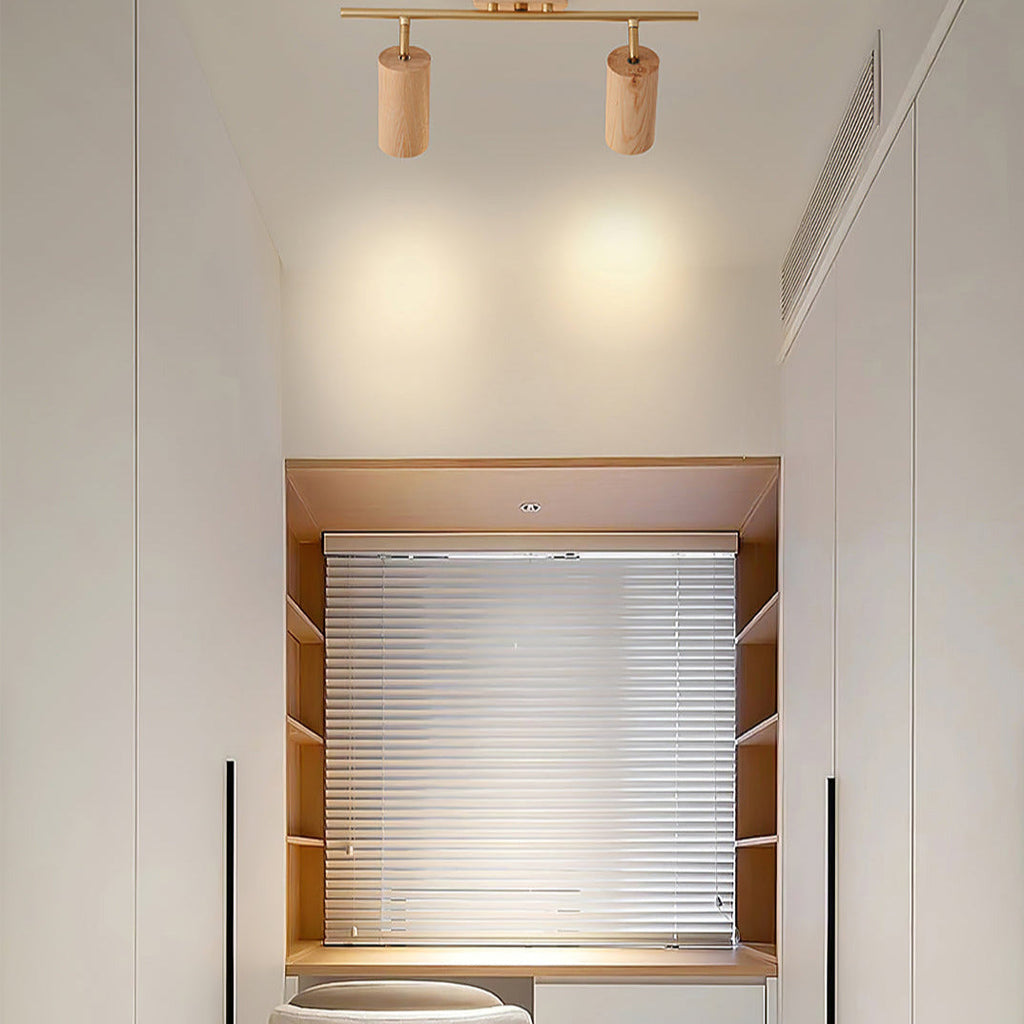 Savengrove Wood Ceiling Light-Moonnatur