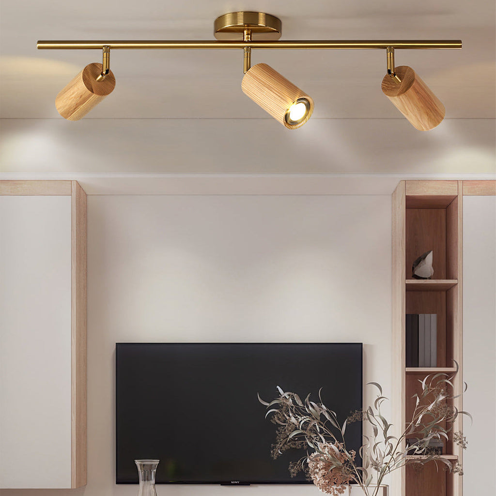 Savengrove Wood Ceiling Light-Moonnatur