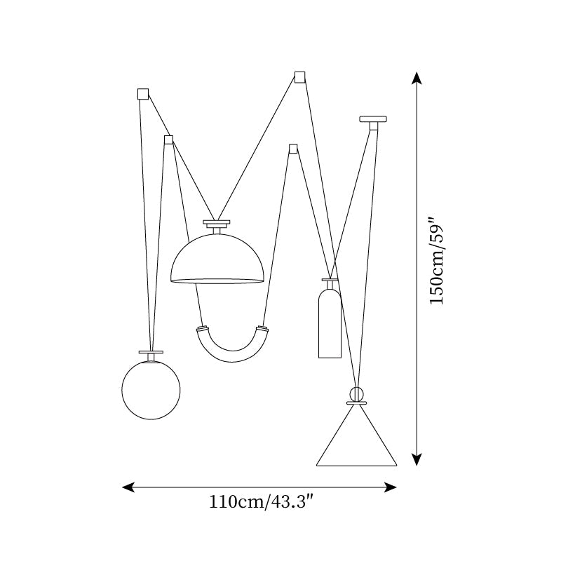 Grenelwood Glass Pendant Light-Moonnatur