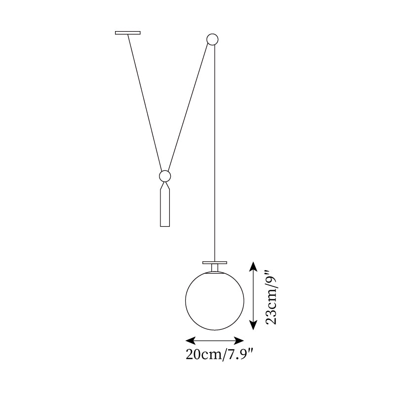 Grenelwood Glass Pendant Light-Moonnatur