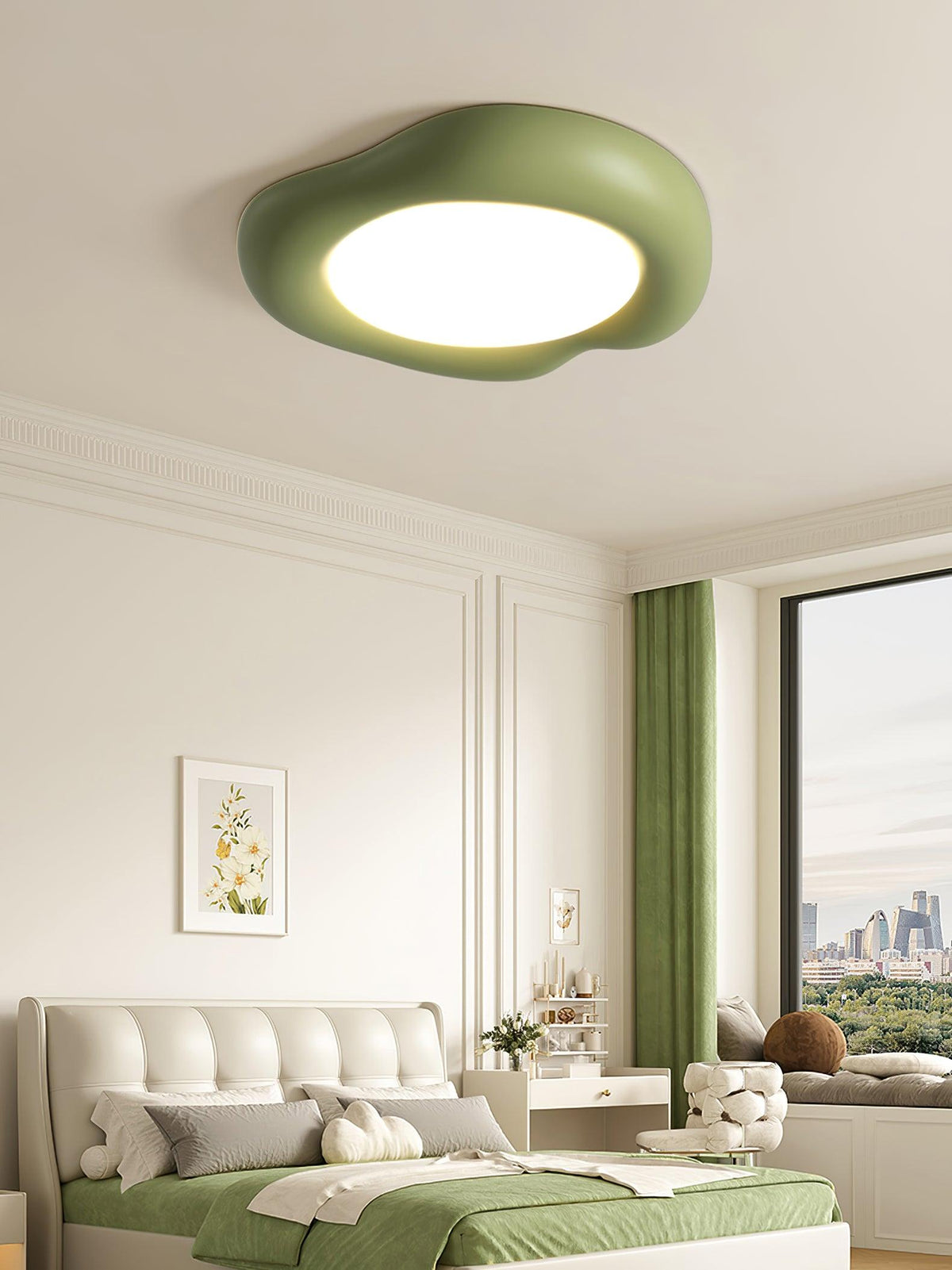 Ravelelle Resin Ceiling Light-Moonnatur