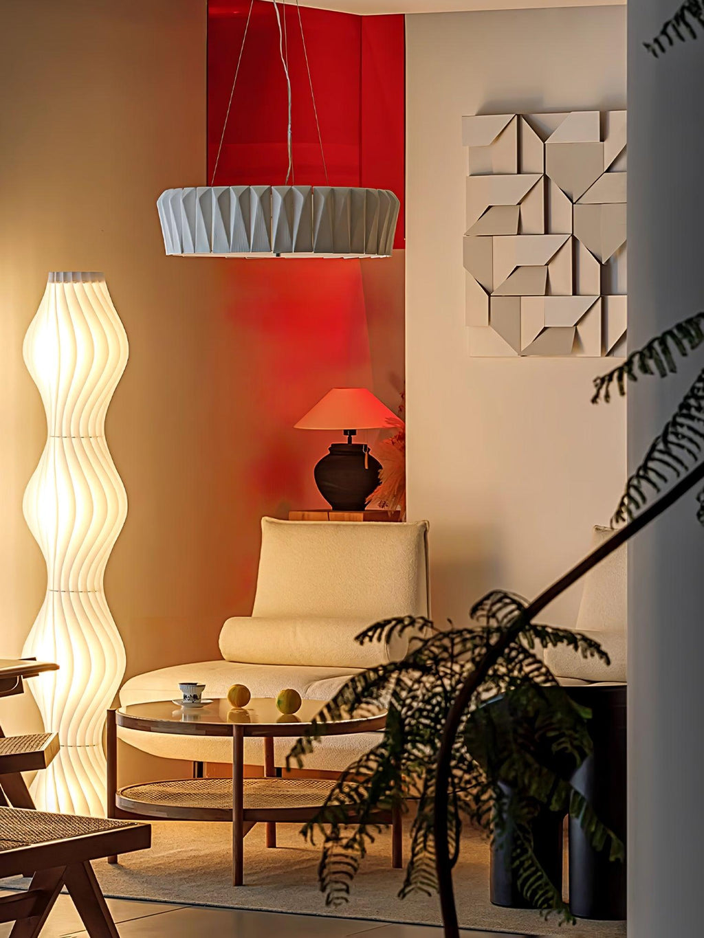 Verrenaria Ceramic Pendant Light-Moonnatur