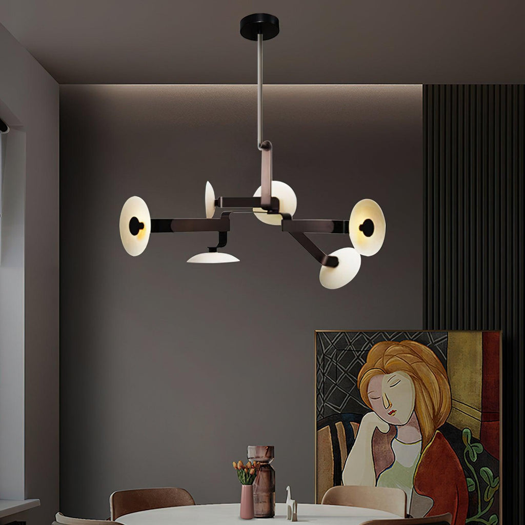 Casterwren Iron Chandelier-Moonnatur