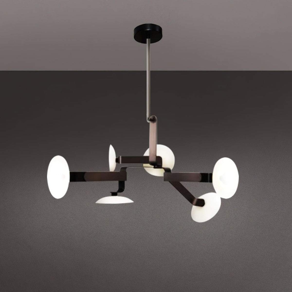 Casterwren Iron Chandelier-Moonnatur
