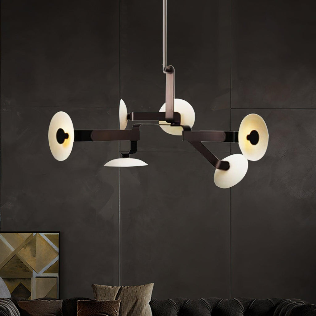 Casterwren Iron Chandelier-Moonnatur