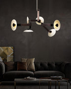 Casterwren Iron Chandelier-Moonnatur