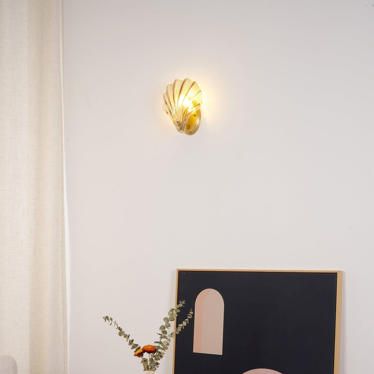 Morlave Glass Wall Lamp-Moonnatur