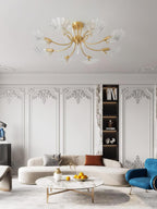 Torrenenis Glass Chandelier-Moonnatur